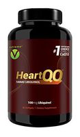 HeartQQ HIGH Absorption Ubiquinol (QH), Active CoQ10 300% Greater Absorption, 1 Recommended Form of CoQ10. 100mg of Ubiquinol (Vegetarian Softgels)