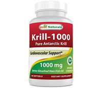 Best Naturals Krill Oil Soft Gel, 1000 mg, 60 Count