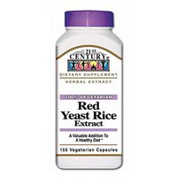 21st Century Red Yeast Rice Vegetarian Capsules 150 ea (Pack of 2)