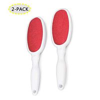 Magic Lint Remover Brush for Clothes,Double Sided and Comfort-grip Handle Lint Brushes Great for Pet Hair, Lint and Dust (2)