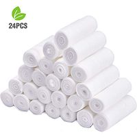TOBWOLF 24PCS Gauze Wrap, 4"x5yd / 10cmx4.5m Stretch Bandage Roll, Flexible Medical Wound Care Supplies, FDA Approved, First Aid Gauze for Hand, Ankles, Knees, Wrist - White