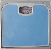 Bathroom Scale Blue Color Non Skid Surface