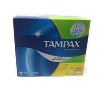 Tampax Cardboard Applicator Tampons ~ 40 Count ~ Regular & Super