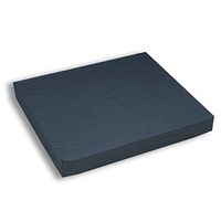 Hermell Products WC4430NV Wheelchair Cushion with Navy Polycotton Zippered Cover