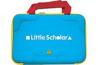 School Zone - Little Scholar Kids Learning Tablet Protective Carrying Case - Ages 3 to 7, Fits up to 8" Tablets, Zip Closure, Inside Pockets, Hard Shell, Handles, Durable, Lightweight