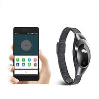 KJRJXY Smart Watch Bracelet Blood Pressure Tester Heart Rate Monitor for Women Gift (Color : Red)