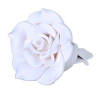 HOUSWEETY Car Air Freshener Aromatherapy Essential Oil Diffuser - Camellia Locket, 2 Scent Pads