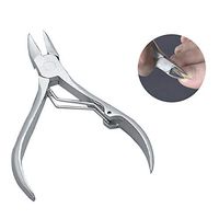 Ewer 2PCS Cuticle Trimmer Professional Cuticle Nippers Stainless Steel Extremely Sharp Nail Clippers for Manicurist Cutter Remover Pedicure Manicure Tool