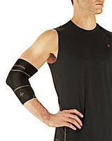 Tommie Copper Men's Performance Boost Elbow Sleeve, Black, Large