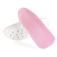 uxcell Foam Height Increase Insoles for Men Women Invisible Heel Lift Soft Inserts Taller Shoes Pad Pink 1 Inch Height