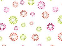 Pack Of 1, Blooming Hot Dots Cello Roll 1.0 Mil 40" X 100' Made In USA For Spring, Easter & Birthday Gift Baskets