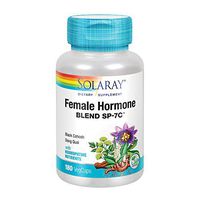 Solaray Female Hormone Blend SP-7C | Herbal Blend Includes Black Cohosh, Dong Quai, Passion Flower, Saw Palmetto, Wild Yam & More | 180 VegCaps