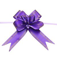 yutang Large Satin Ribbon Pull Bows,Ten pcs/Set Ribbon with Bows for Christmas Present Knot with Ribbon Strings for Christmas Decoration