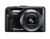 Casio EX-H20GBK Hybrid-GPS Enabled 14 MP Digital Camera with 10x Zoom and 3-Inch LCD (Black)
