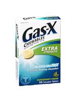 Gas-X Xstr Pep CRM Size 18s Gas-X Extra Strength Chewable Peppermint Cream Antigas
