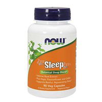 NOW Supplements, Sleep with Valerian Root Extract Plus Hops, Passionflower and GABA, Botanical Sleep Blend*, 90 Veg Capsules