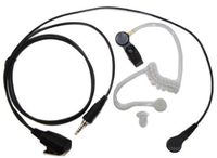 SUNDELY FBI Style Covert Acoustic Tube Headset Earpiece Mic for Yaesu/Vertex Radios VX-6R VX-7E VX460 VXA-710 FT-277R 1-pin