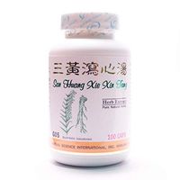 3 Huang Purgative Formula Dietary Supplement 500mg 100 Capsules (San Huang Xie Xin Tang) G05 100% Natural Herbs