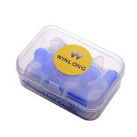 Pressure Reducing Ear Plugs, 4 Pairs Silicone Reusable Airplane Earplugs for Adults Flight Flying Travel with Storage Case by Win Long
