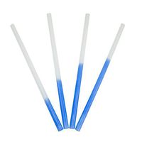 Color Changing Beautiful Plastic Straws - Changes from White to Blue - Changes Color When Sipping a Cold Drink! Perfect for Shakes & Smoothies! Frozen Dessert Supplies - Fast Shipping! 1,000 Count