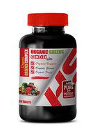 Immune System Organic Pills - Organic Greens Complex with Veggies, Greens, Fruits - Parsley Pills for Diuretic - 1 Bottle 60 Tablets
