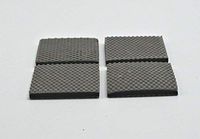 Good Vibrations Speaker Isolation Pads Low Profile 1/4" Thick - Stops All Vibrations & Movement for Speaker on Speaker or on Bookshelf (1" Square Set of 8)