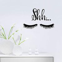 Xisheep Easter Day Home Décor ， Wall Sticker Eyebrow Removable Art Vinyl Mural Room Decor Wall Stickers Home Decor - Black