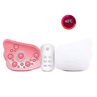 Wireless Breast Massager Enlargement Enhancer with Remote Control, Deep Tissue Chest Massage Bust Lift Enhancer Table Bras Prosthesis Pasties Implants Forms Inserts Pump PKM01,White