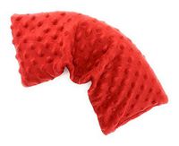 Large 14x5.5” Heating Pad & Cold Herbal Shoulder Wrap-Microwavable Heating & Cooling Neck Wrap- Hot Heated Pad with Moist Heat Therapy for Back Pain, Migraine Relief & Muscle Relaxation- Red