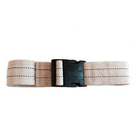 SafetySure Pinstripe Gait Belt, Patient Transfer and Walking Gait Belt with Plastic Buckle for Caregiver, Nurse, Therapist, 54", Pack of 24