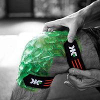 KOOL'N FX Hot & Cold Therapy, Reusable Knee Gel Pack with Adjustable Straps - Great for Sports Injuries, Post Surgery, Meniscus Tear, Arthritis, Joint Pain Relief & More (Small/Medium)