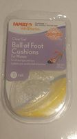 Family Wellness Clear Gel Ball of Foot Cushions