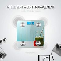 LYAOE Bluetooth Body Fat Scale Green Vegetable Smoothie Made Love Masons Smart Wireless Scale with LCD Display Measuring Body Weight Bmi and Health Digital Scale