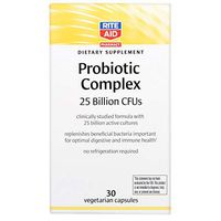 Rite Aid Probiotic Complex, 25 Billion CFUs, Vegetarian Capsules, 30 Capsules