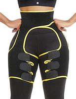Lover-Beauty Basic Shaping Thigh Trimmer Fashion Waist Shaper Butt Lifting Neoprene Thigh Shaper Yellow 4XL