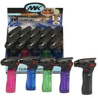 Single Jet Flame Neon Torch Lighter Windproof Refillable Cigarette Lighter (10)