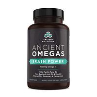 Ancient Nutrition Ancient Omegas Brain Power - ALA, DHA, EPA, ETA from Wild Caught Fish - 90 Capsules…