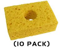 Thermaltronics SPG-10 Yellow, Soldering Sponge, (3.2" X 2.1") (10 Pack) interchangeable for Metcal AC-Y10