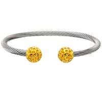 Classic Cable 18K Gold Plated"Golf Ball" Style w/3800 Gauss Magnets - Double Xtra Large