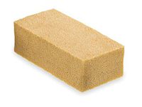 Smoke and Soot Sponge, 3"L, 6"W, Rub, Tan