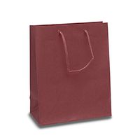 Matte Maroon Euro Bags 6" X 3-1/2" X 6 1/2" | Quantity: 25 Gusset - 3 1/2"