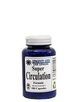 Super Circulation - 180 Capsules Improves Blood Flow