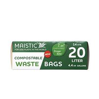 Maistic Compostable Bio Bin Bags Liners 20 LTR 14 per Pack