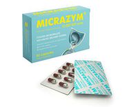 Micrazym Pancreatic Enzymes : 10,000 USP for Healthy Digestion. High Concentration Enteric Coated Digestive Enzymes - Pancreatin (Amylase, Lipase, Protease) - 50 Capsules
