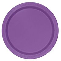 Unique Industries, Paper Plates, 16 Pieces - Purple