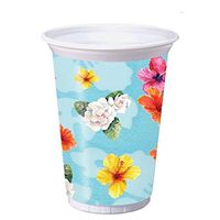Flamingo Party 16 oz Plastic Cups (8 ct)