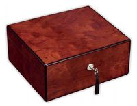 Diamond Crown Windsor Small Cigar Humidor - Holds up to 40 Cigars