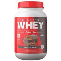 Spartan Whey Protein Powder. Best Prices and Highest Rated Blend, Delicious Protein Isolate, Concentrate, and Micellar Casein Blend with AstraGin for Amino Acid Absorption. Krunchy Krisp 2 lbs