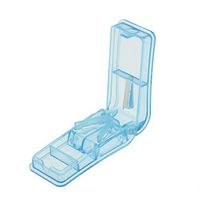 dailymall 3 in 1 Pill Crusher Grinder Cut Splitter Divider Cutter Storage Box