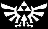 So Cool - Legend of Zelda Triforce - Vinyl 4" Wide (Color: WHITE) decal laptop tablet skateboard car windows stickers